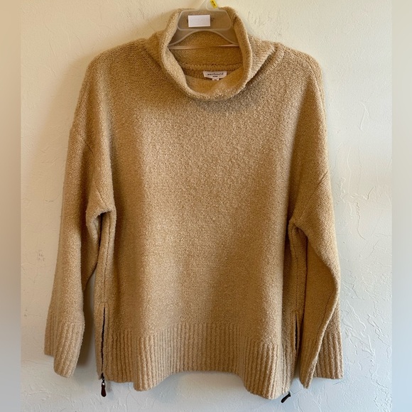 Westbound Sweaters - NWT Westbound Golden Wheat Cowl Neck Cozy Pullover Wool Blend Sweater Sz 2X